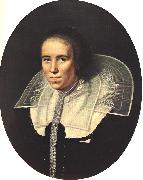 MOREELSE, Paulus Portrait of a Young Woman sg oil on canvas